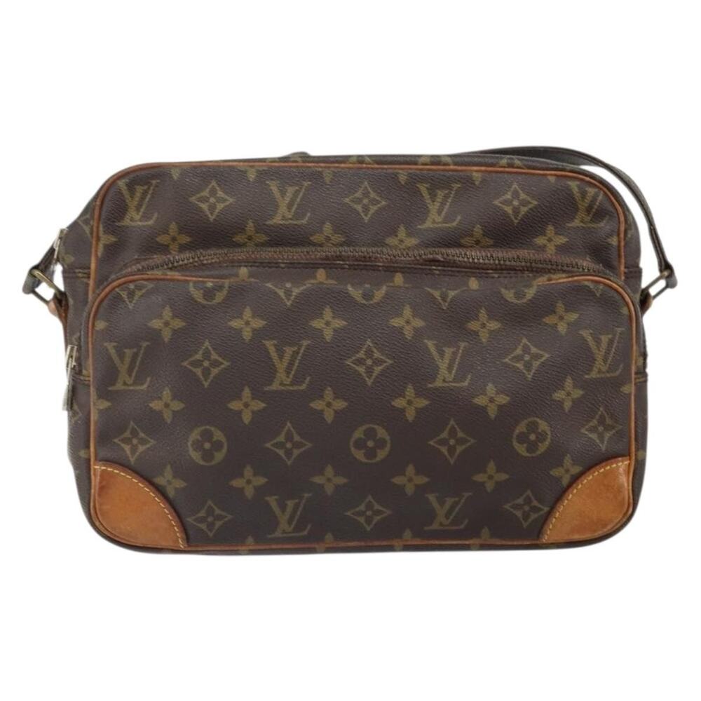 Louis Vuitton Monogram Nile Shoulder Bag Brown